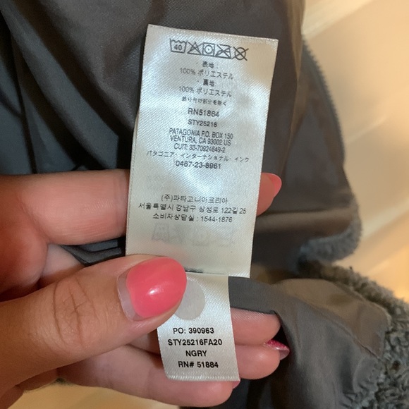 Patagonia Los Gatos Fleece Vest Sz S in Noble Grey - Picture 9 of 12